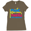 music is my drug Ladies Fitted T-Shirt