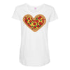 pizza lover Maternity Scoop Neck T-shirt