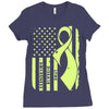 lyme disease awareness Ladies Fitted T-Shirt