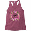 Floral Baby Name Racerback Tank