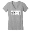 genius Women's V-Neck T-Shirt