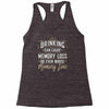 drinking can cause memory loss Racerback Tank