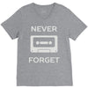 retro and vintage cassette humor V-Neck Tee