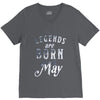 legends are born in may funny V-Neck Tee