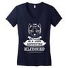 I Am Cat Actually In A Very Commited Relationship Women's V-Neck T-Shirt