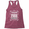 vintage made in 1988 perfectly aged a living legend Racerback Tank