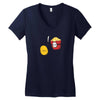 french fried jason Women's V-Neck T-Shirt