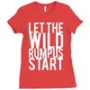 let the wild rumpus Ladies Fitted T-Shirt