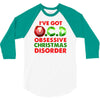 ocd obsessive christmas disorder 3/4 Sleeve Shirt