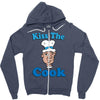 kiss the cook Zipper Hoodie