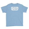 2x dot sticker vinyl decal d.o Youth Tee