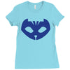 pj masks catboy symbol Ladies Fitted T-Shirt
