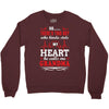 There's This Boy Who Stole My Heart He Calls Me Grandma Crewneck Sweatshirt