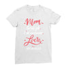 Mom Great Job I'm Awesome Love Happy Mother's Day Ladies Fitted T-Shirt