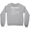 how to golf best trending Crewneck Sweatshirt