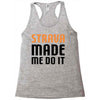 strava made me do it Racerback Tank
