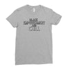 black empowerment and chill Ladies Fitted T-Shirt