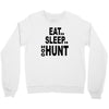 eat sleep hog hunt Crewneck Sweatshirt