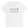 i ate sum pi t shirt s m l xl 2xl 3xl funny nerdy geeky college awesom V-Neck Tee