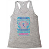 Never Underestimate the Strength of a Thyroid Cancer Warrior Racerback Tank