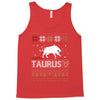santa taurus christmas ugly t shirts Tank Top