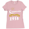 queens are born in 1958 Ladies Fitted T-Shirt