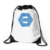 action film logo cannon Drawstring Bags