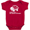 always late worth wait funny turtle tee Baby Bodysuit