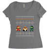 super mario chistmas Women's Triblend Scoop T-shirt