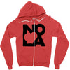 love nola new orleans american jazz blues music t shirt Zipper Hoodie