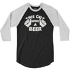 this guy needs a beer 3/4 Sleeve Shirt