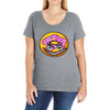 Angry Donut Ladies Curvy T-Shirt