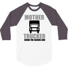 mother trucker doing the school run 3/4 Sleeve Shirt