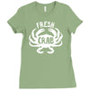 fresh crab Ladies Fitted T-Shirt