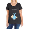 Estimated Delivery September Baby Boy Ladies Curvy T-Shirt