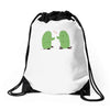 cactus lover Drawstring Bags