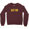 eat me pizza ringer Crewneck Sweatshirt