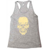 dead halloween head Racerback Tank