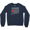 safety first drink with a nurse Crewneck Sweatshirt