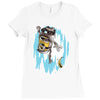 frozen banana Ladies Fitted T-Shirt