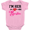 i'm her bestie Baby Bodysuit