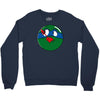 who watches the pizza Crewneck Sweatshirt