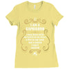 i am a capricorn Ladies Fitted T-Shirt