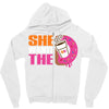 She Wants The D - Dunkin Donuts Zipper Hoodie