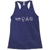 wubba zeppelin Racerback Tank