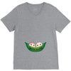 Two Peas In a Pod Twin Babies V-Neck Tee