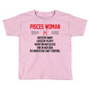 Pisces Woman Toddler T-shirt