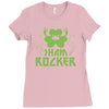 sham rocker shamrock Ladies Fitted T-Shirt