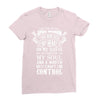 I Am An April Woman Ladies Fitted T-Shirt