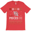 santa pisces christmas ugly t shirts T-Shirt